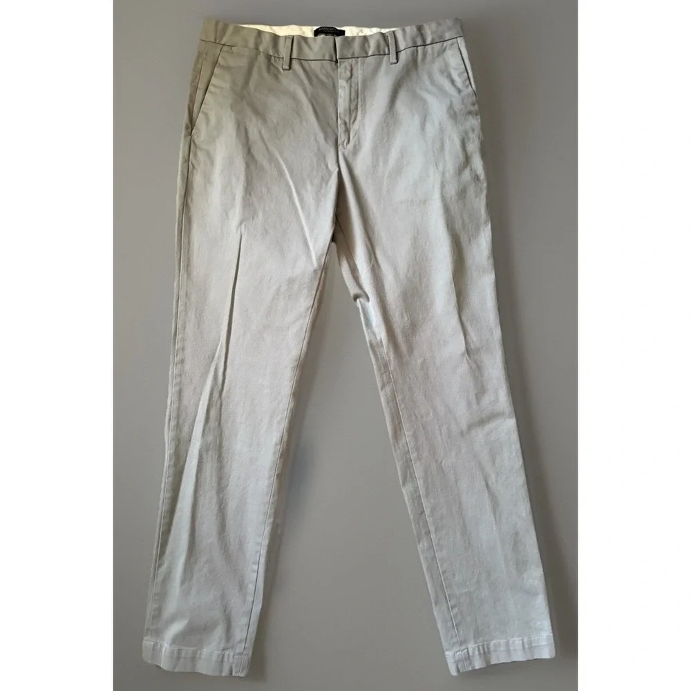 Banana Republic Chino Dress Pants Trousers Lightweight Gray Men's 36x34 JBHS